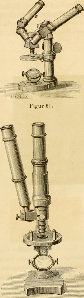 An illustration from Das Mikroskop, Theorie und Anwendung desselben, 1867, leaf 130
