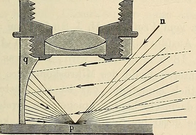 An illustration from Das mikroskop : Theorie, gebrauch, geschichte und gegenwärtiger zustand desselben, 1866, leaf 1022