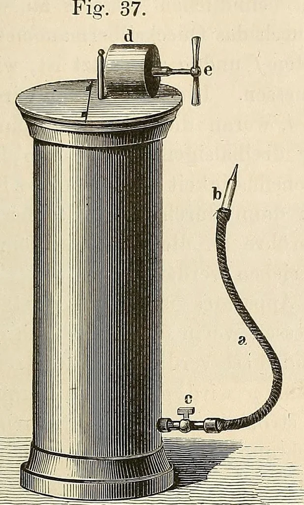 An illustration from Das mikroskop : Theorie, gebrauch, geschichte und gegenwärtiger zustand desselben, 1866, leaf 494