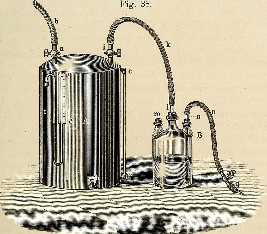 An illustration from Das mikroskop : Theorie, gebrauch, geschichte und gegenwärtiger zustand desselben, 1866, leaf 494