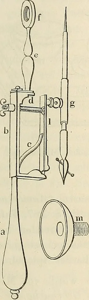 An illustration from Das mikroskop : Theorie, gebrauch, geschichte und gegenwärtiger zustand desselben, 1866, leaf 750
