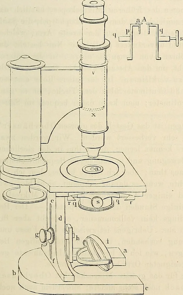 An illustration from Das mikroskop : Theorie, gebrauch, geschichte und gegenwärtiger zustand desselben, 1866, leaf 848