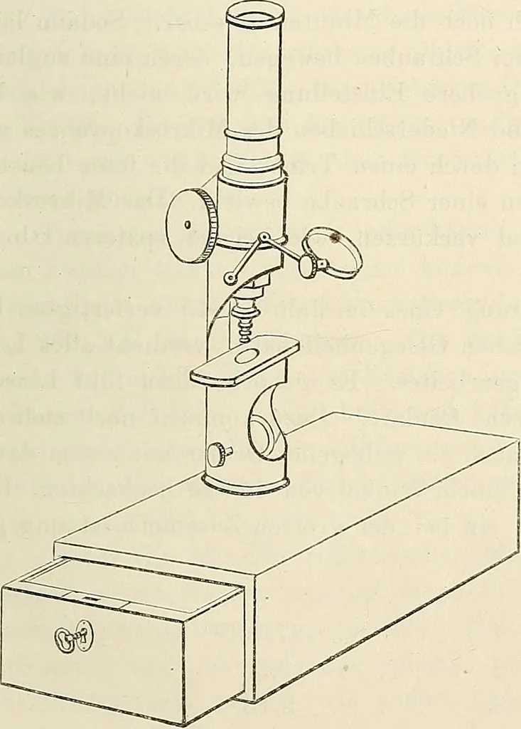 An illustration from Das mikroskop : Theorie, gebrauch, geschichte und gegenwärtiger zustand desselben, 1866, leaf 862