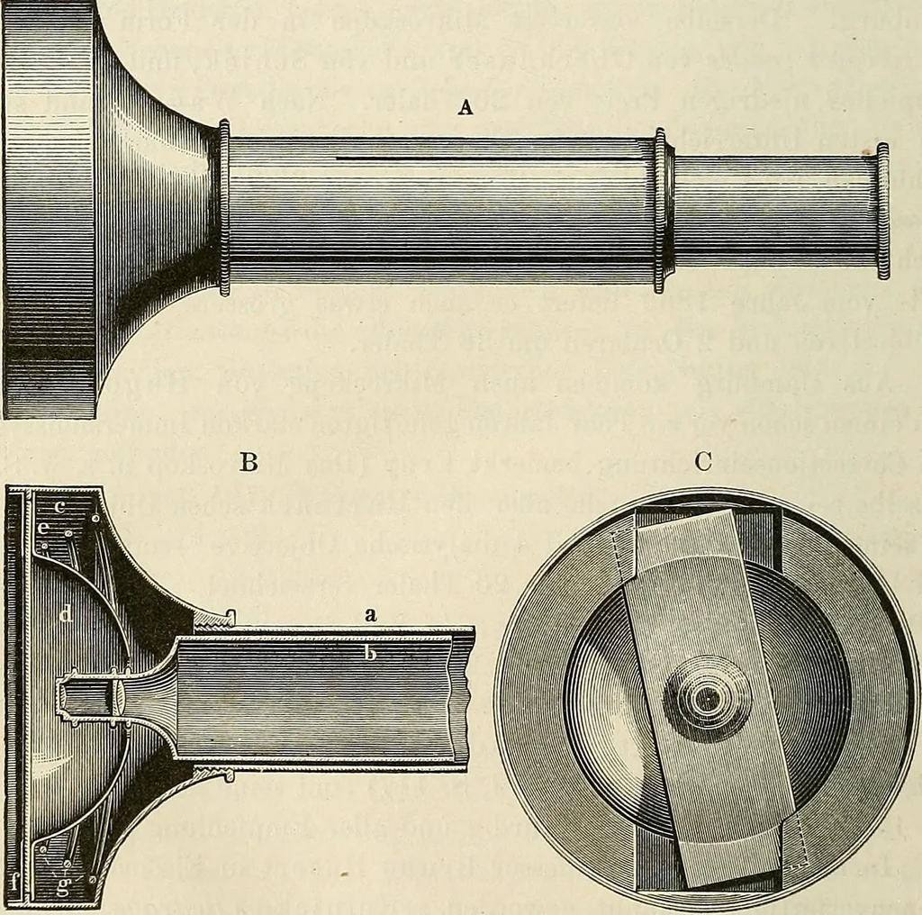 An illustration from Das mikroskop : Theorie, gebrauch, geschichte und gegenwärtiger zustand desselben, 1866, leaf 893