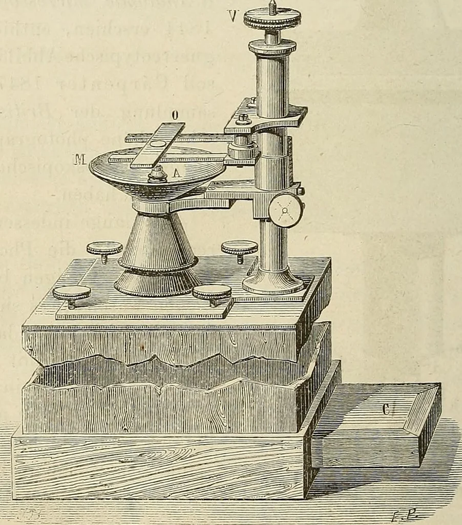 An illustration from Das mikroskop : Theorie, gebrauch, geschichte und gegenwärtiger zustand desselben, 1866, leaf 991