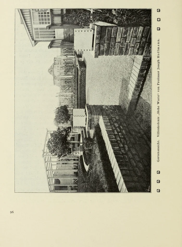 An illustration from Das moderne Landhaus : ein Beitrag zur neuen Baukunst, 1905, leaf 107