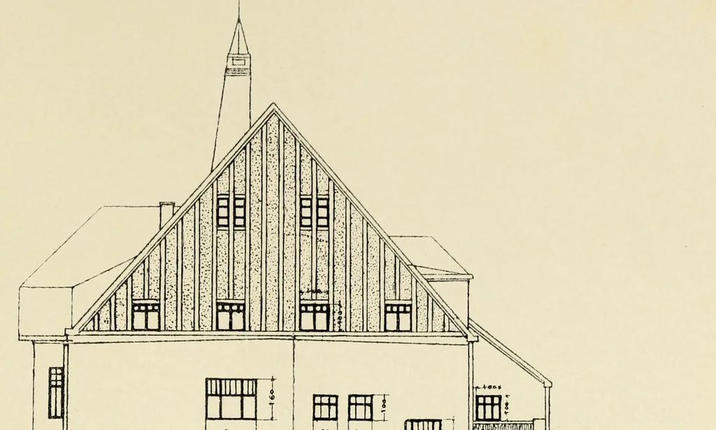 An illustration from Das moderne Landhaus : ein Beitrag zur neuen Baukunst, 1905, leaf 24