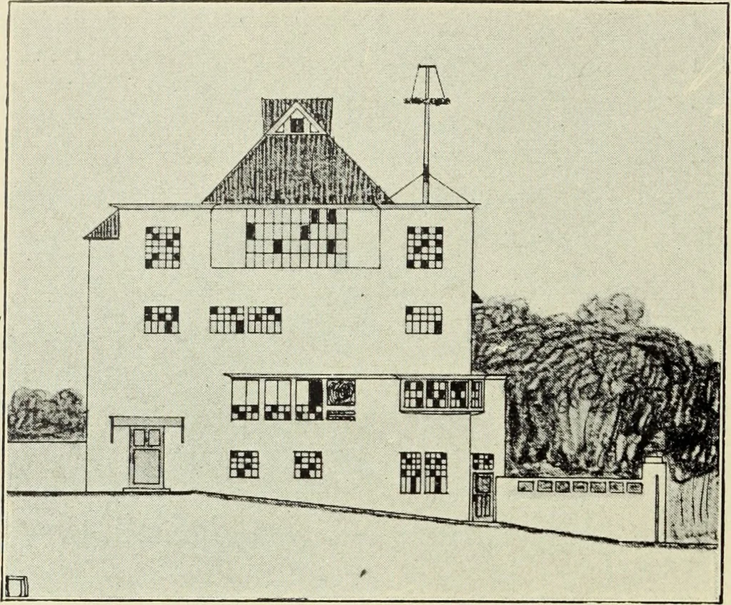An illustration from Das moderne Landhaus : ein Beitrag zur neuen Baukunst, 1905, leaf 27