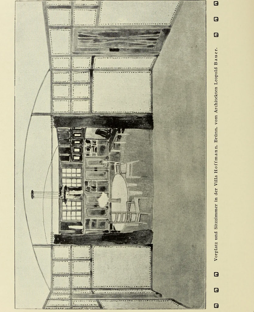 An illustration from Das moderne Landhaus : ein Beitrag zur neuen Baukunst, 1905, leaf 35