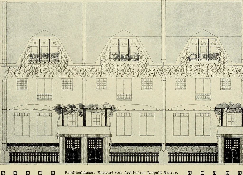 An illustration from Das moderne Landhaus : ein Beitrag zur neuen Baukunst, 1905, leaf 39