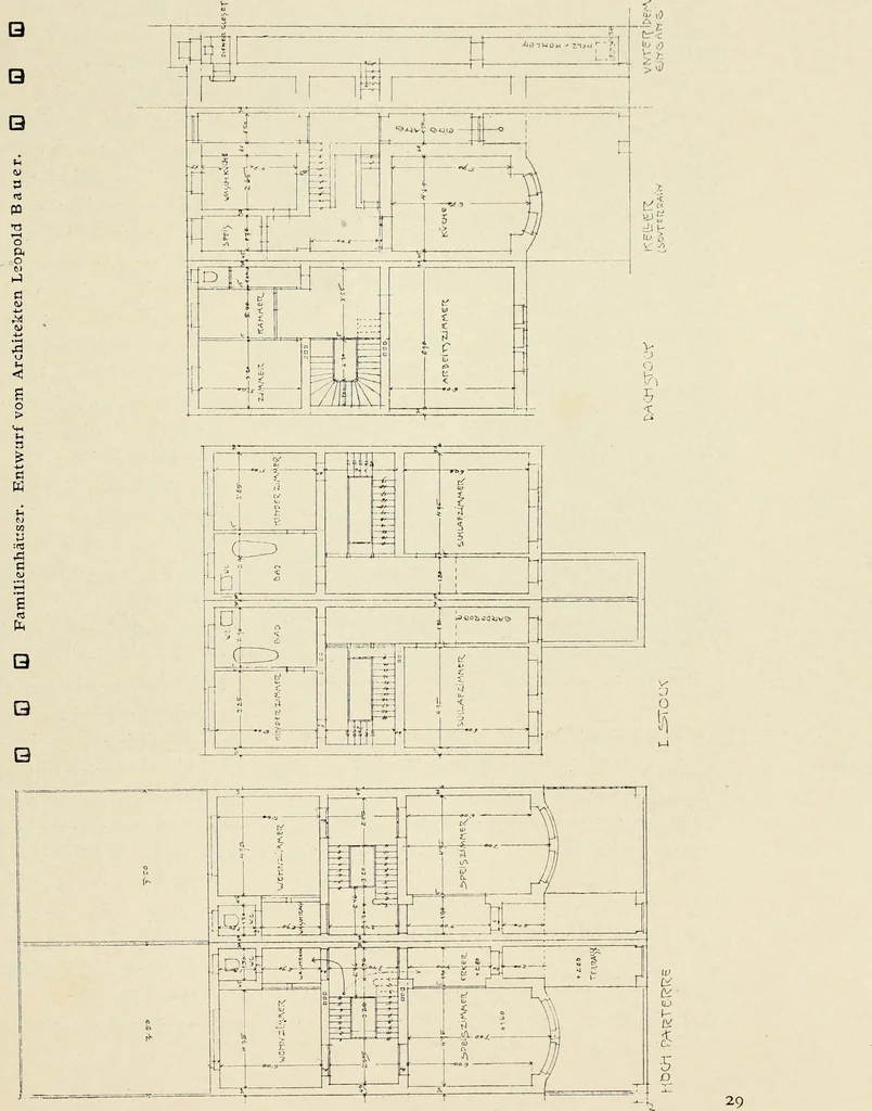 An illustration from Das moderne Landhaus : ein Beitrag zur neuen Baukunst, 1905, leaf 40