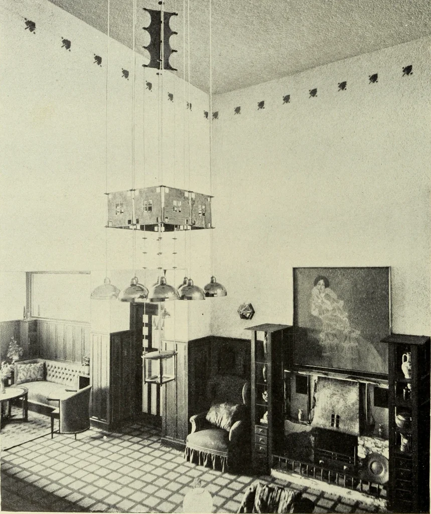 An illustration from Das moderne Landhaus : ein Beitrag zur neuen Baukunst, 1905, leaf 47
