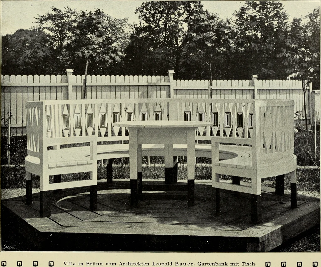 An illustration from Das moderne Landhaus : ein Beitrag zur neuen Baukunst, 1905, leaf 71