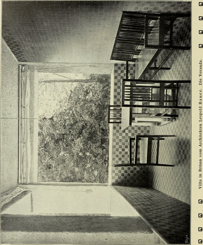 An illustration from Das moderne Landhaus : ein Beitrag zur neuen Baukunst, 1905, leaf 77