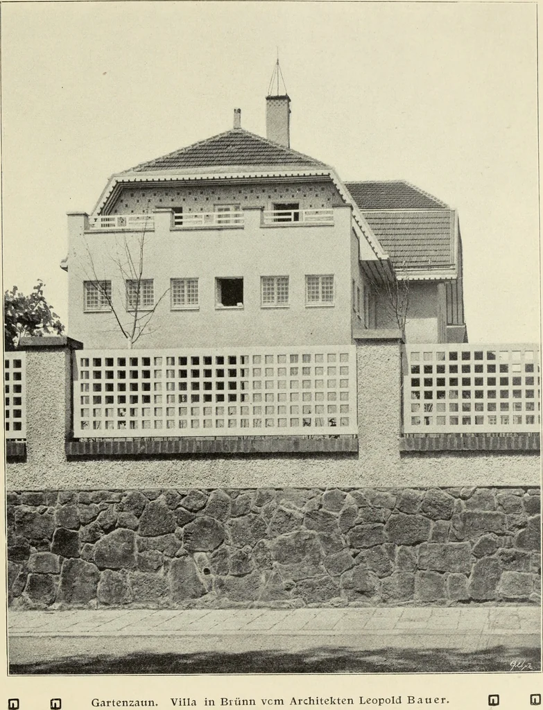 An illustration from Das moderne Landhaus : ein Beitrag zur neuen Baukunst, 1905, leaf 98