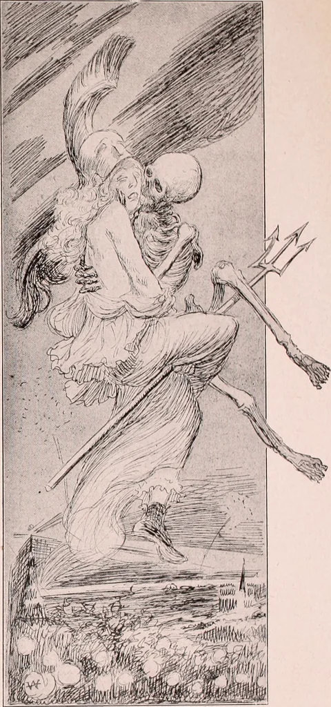 An illustration from Das perfide Albion, 1915, leaf 18