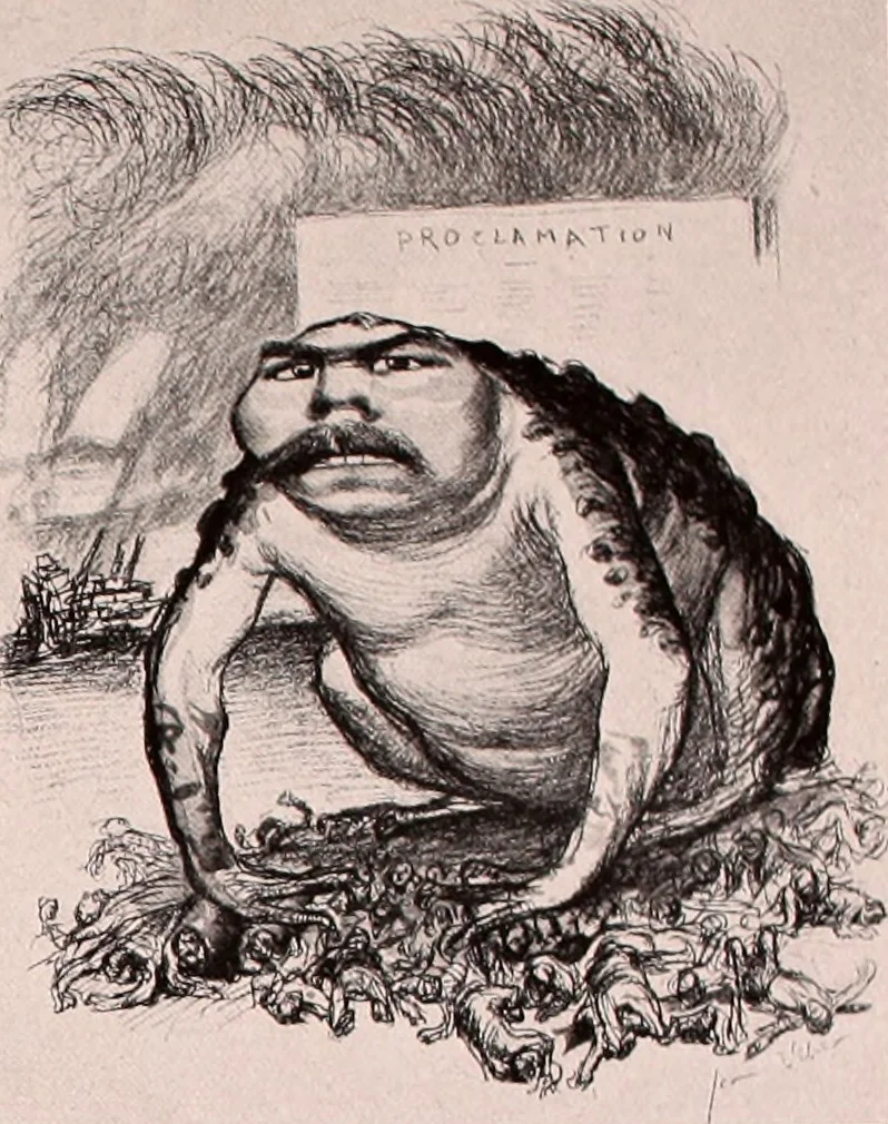 An illustration from Das perfide Albion, 1915, leaf 24
