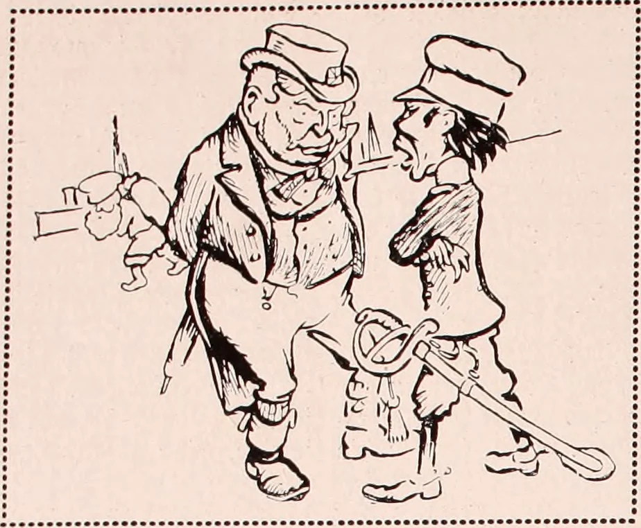 An illustration from Das perfide Albion, 1915, leaf 29