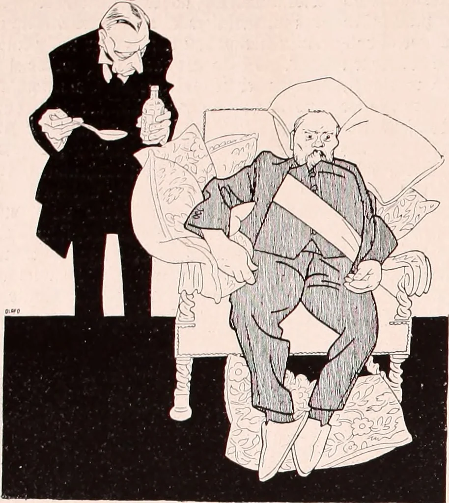 An illustration from Das perfide Albion, 1915, leaf 33