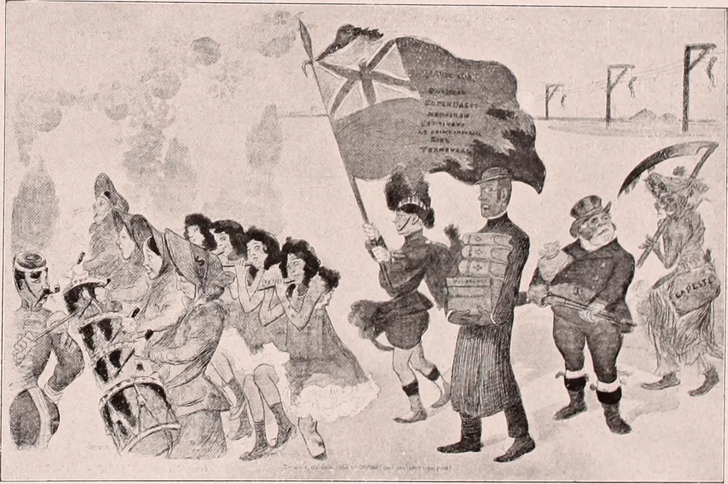 An illustration from Das perfide Albion, 1915, leaf 4
