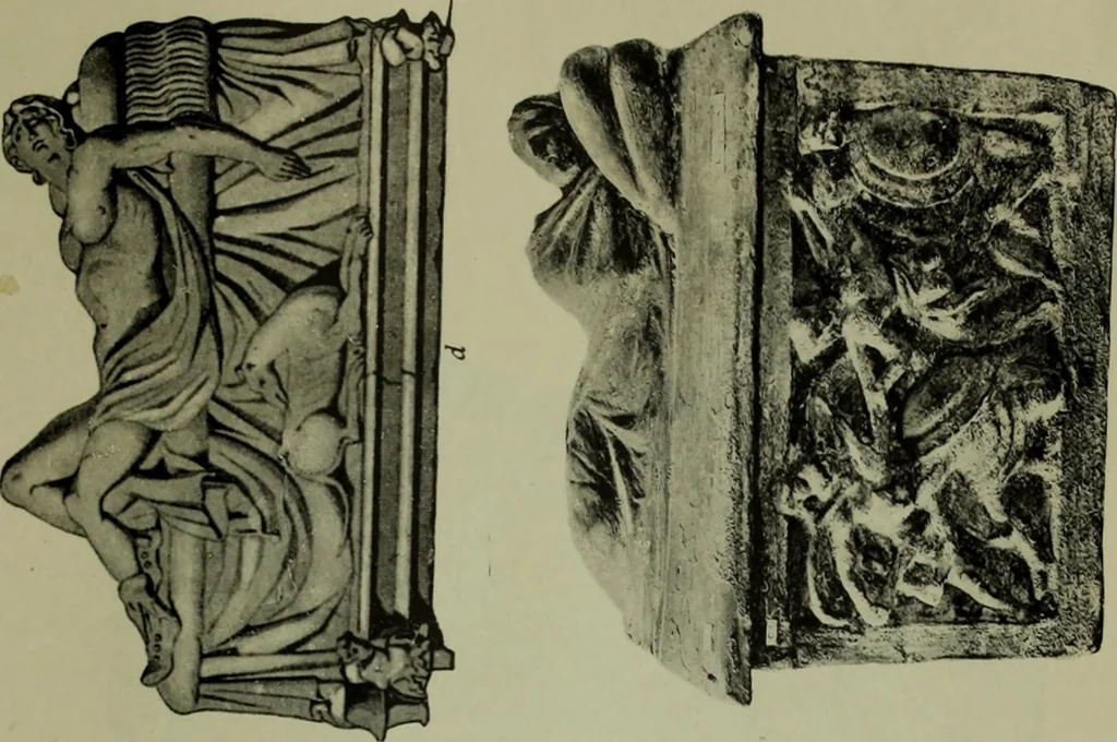 An illustration from Das porträt an grabdenkmalen, seine enstehung und entwickelung vom alterthum bis zur italianischen renaissance, 1902, leaf 171