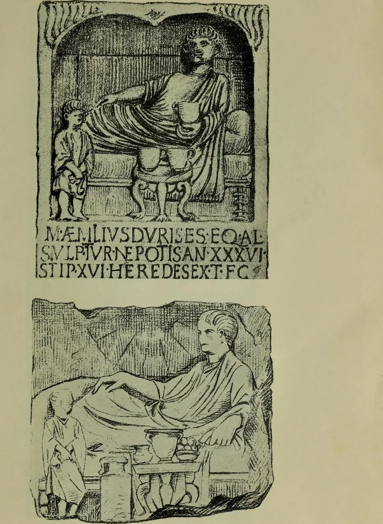 An illustration from Das porträt an grabdenkmalen, seine enstehung und entwickelung vom alterthum bis zur italianischen renaissance, 1902, leaf 177