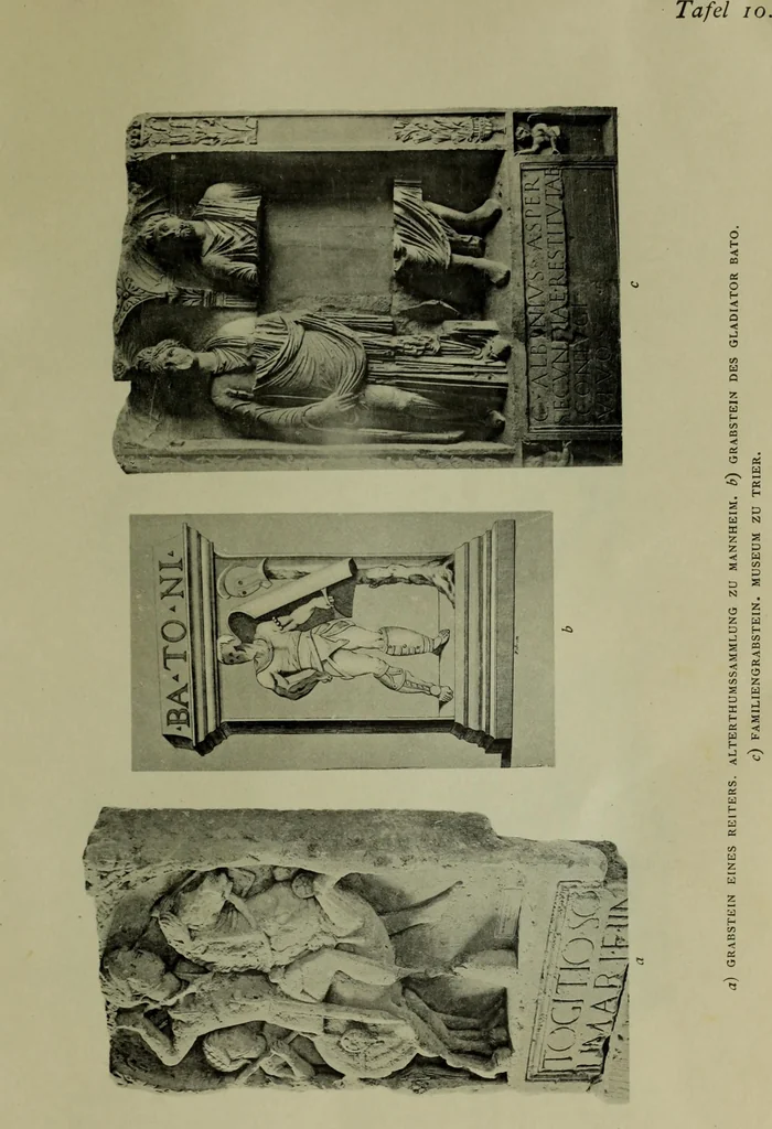 An illustration from Das porträt an grabdenkmalen, seine enstehung und entwickelung vom alterthum bis zur italianischen renaissance, 1902, leaf 181