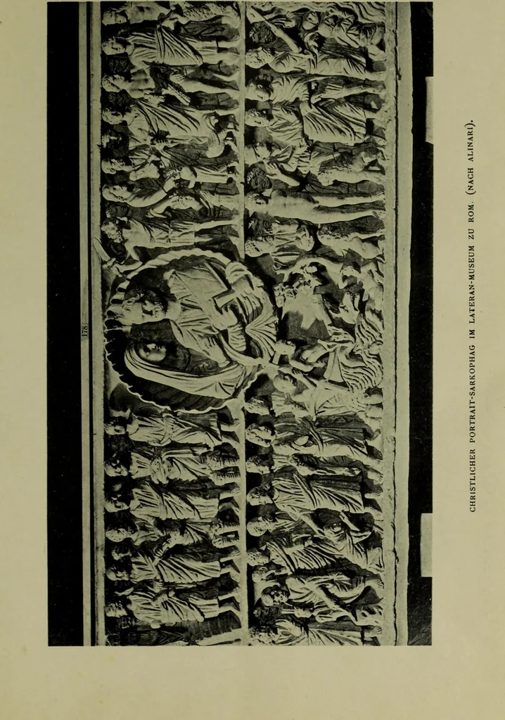 An illustration from Das porträt an grabdenkmalen, seine enstehung und entwickelung vom alterthum bis zur italianischen renaissance, 1902, leaf 199