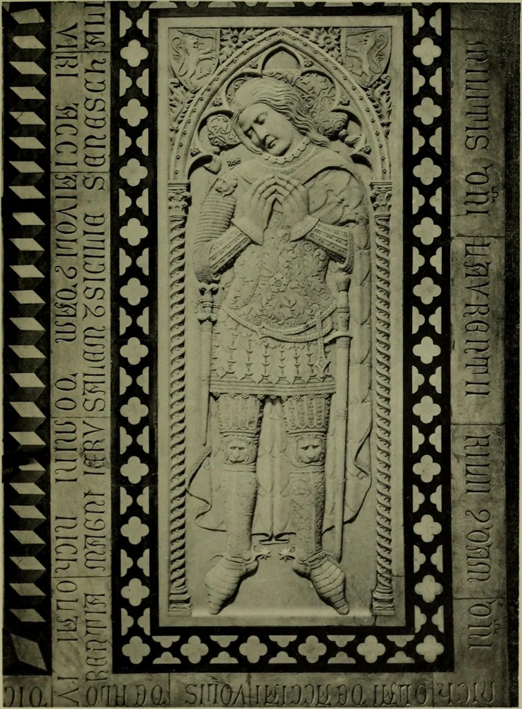 An illustration from Das porträt an grabdenkmalen, seine enstehung und entwickelung vom alterthum bis zur italianischen renaissance, 1902, leaf 203