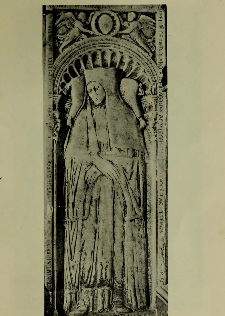An illustration from Das porträt an grabdenkmalen, seine enstehung und entwickelung vom alterthum bis zur italianischen renaissance, 1902, leaf 205
