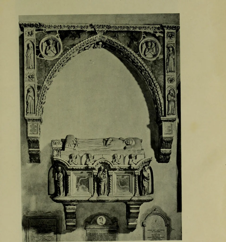 An illustration from Das porträt an grabdenkmalen, seine enstehung und entwickelung vom alterthum bis zur italianischen renaissance, 1902, leaf 217