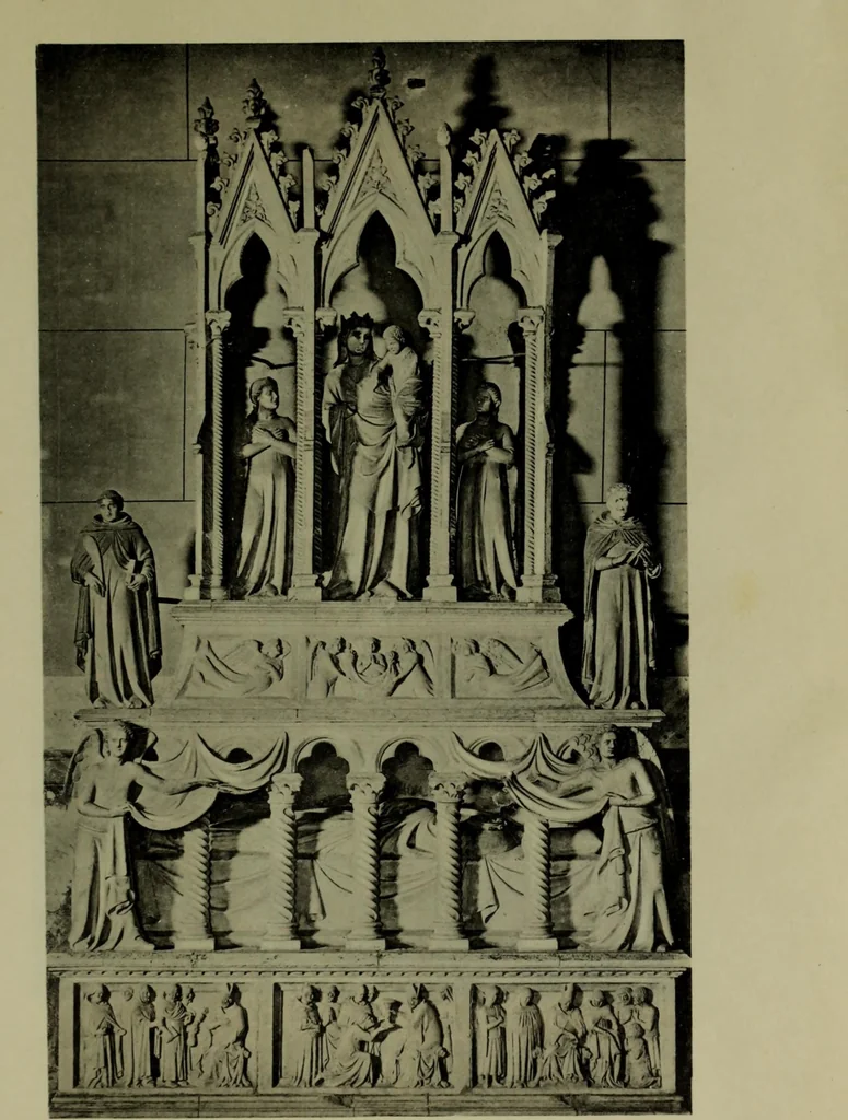 An illustration from Das porträt an grabdenkmalen, seine enstehung und entwickelung vom alterthum bis zur italianischen renaissance, 1902, leaf 219