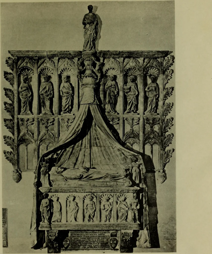 An illustration from Das porträt an grabdenkmalen, seine enstehung und entwickelung vom alterthum bis zur italianischen renaissance, 1902, leaf 227