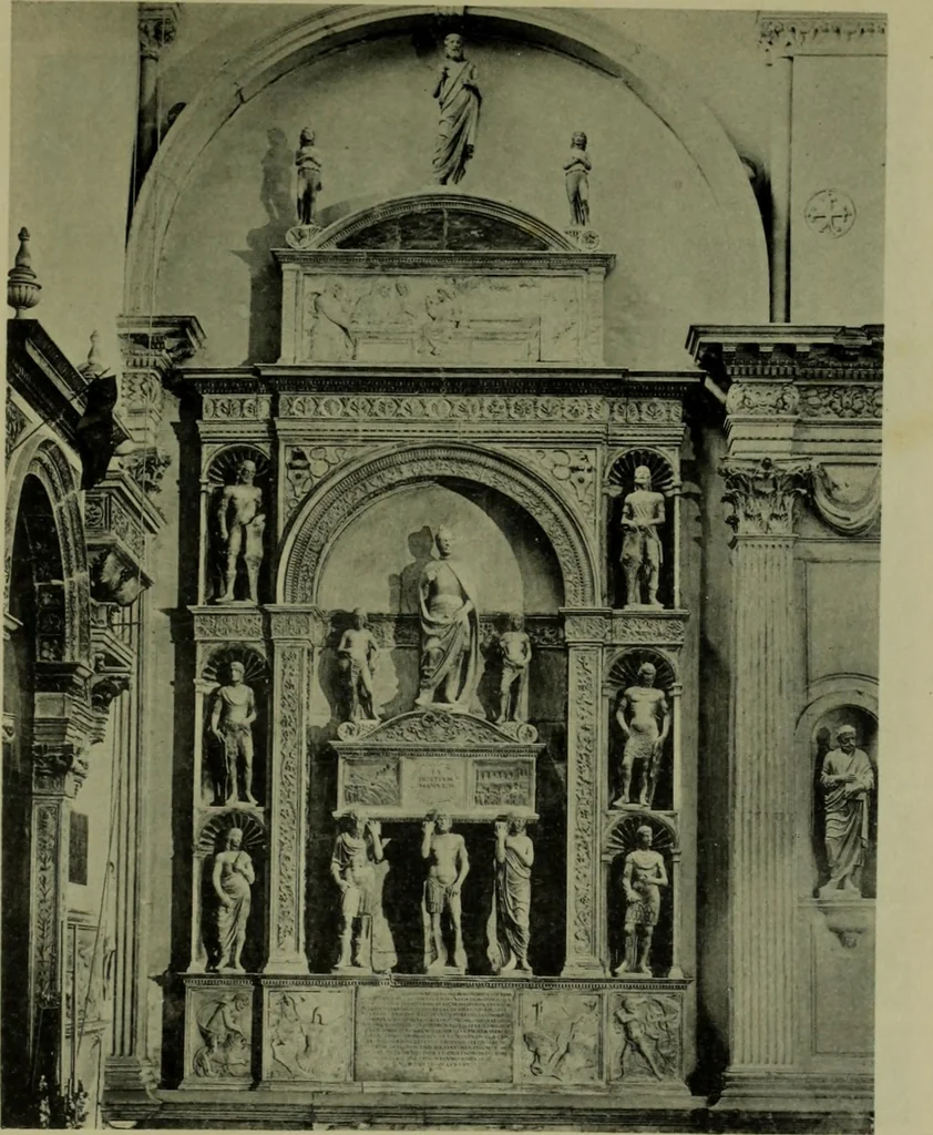 An illustration from Das porträt an grabdenkmalen, seine enstehung und entwickelung vom alterthum bis zur italianischen renaissance, 1902, leaf 229