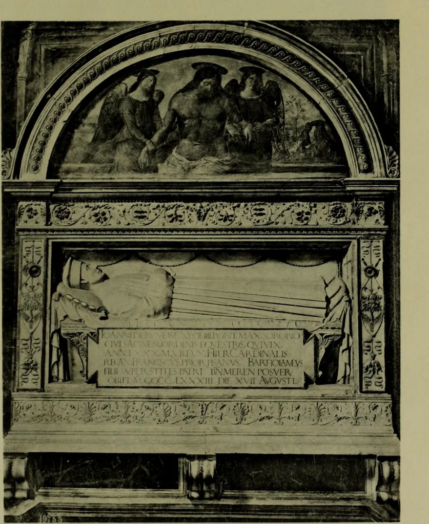 An illustration from Das porträt an grabdenkmalen, seine enstehung und entwickelung vom alterthum bis zur italianischen renaissance, 1902, leaf 233