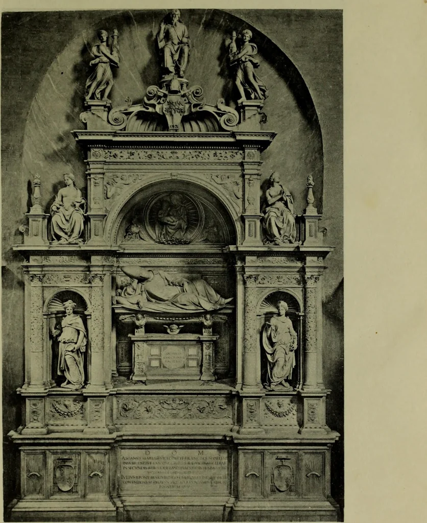 An illustration from Das porträt an grabdenkmalen, seine enstehung und entwickelung vom alterthum bis zur italianischen renaissance, 1902, leaf 239