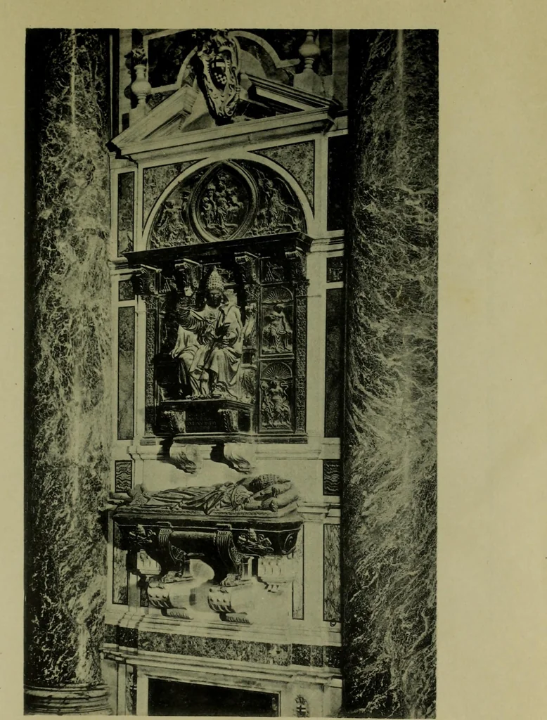 An illustration from Das porträt an grabdenkmalen, seine enstehung und entwickelung vom alterthum bis zur italianischen renaissance, 1902, leaf 241