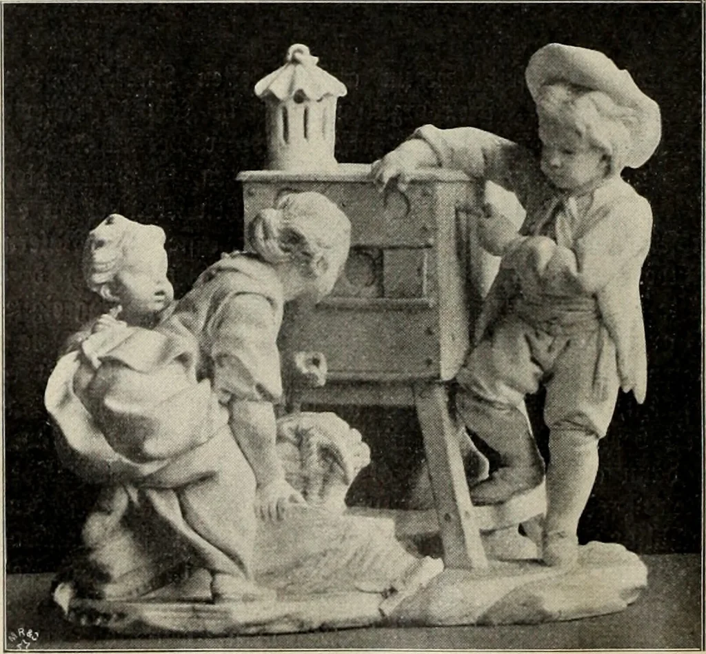 An illustration from Das Porzellan, 1902, leaf 105
