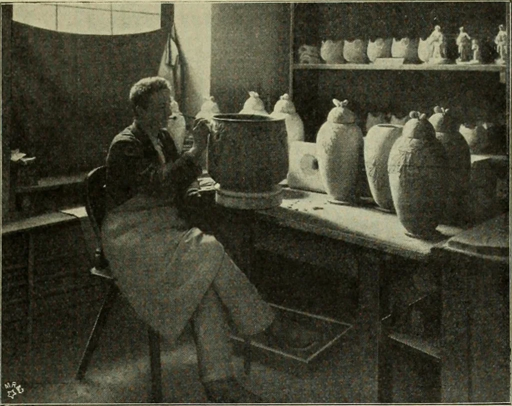 An illustration from Das Porzellan, 1902, leaf 12