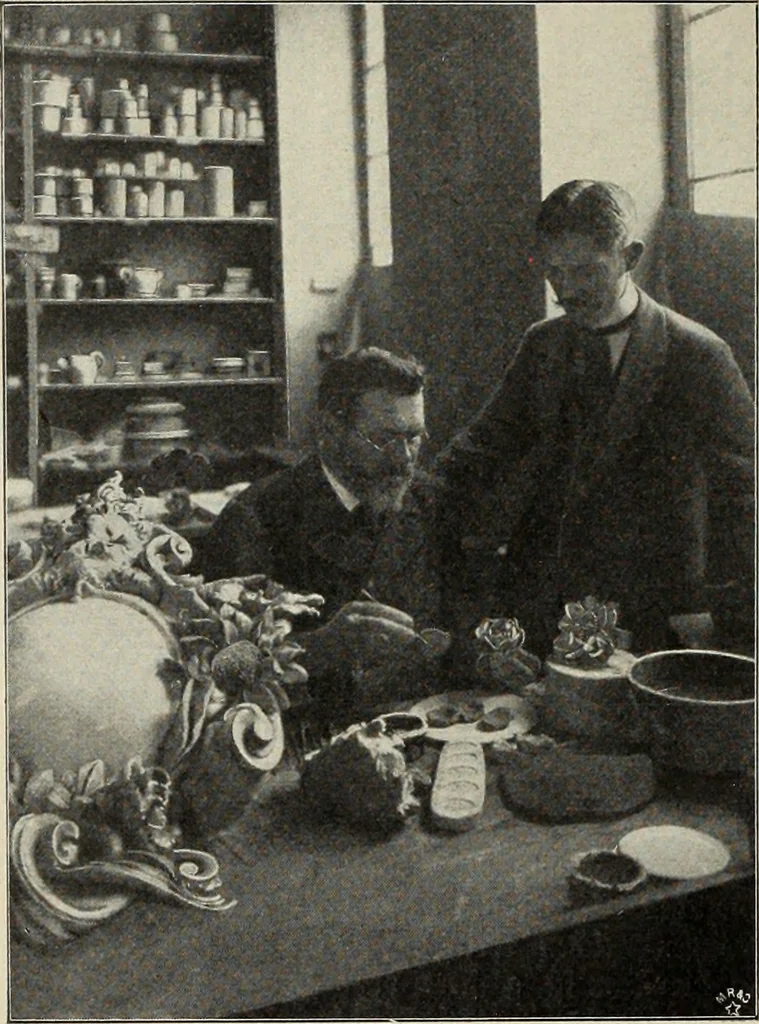 An illustration from Das Porzellan, 1902, leaf 13