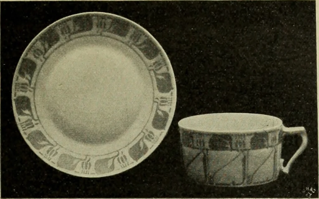 An illustration from Das Porzellan, 1902, leaf 176