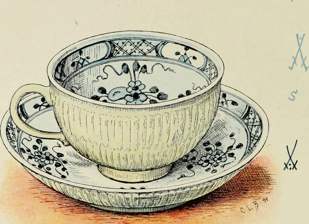 An illustration from Das Porzellan, 1902, leaf 45