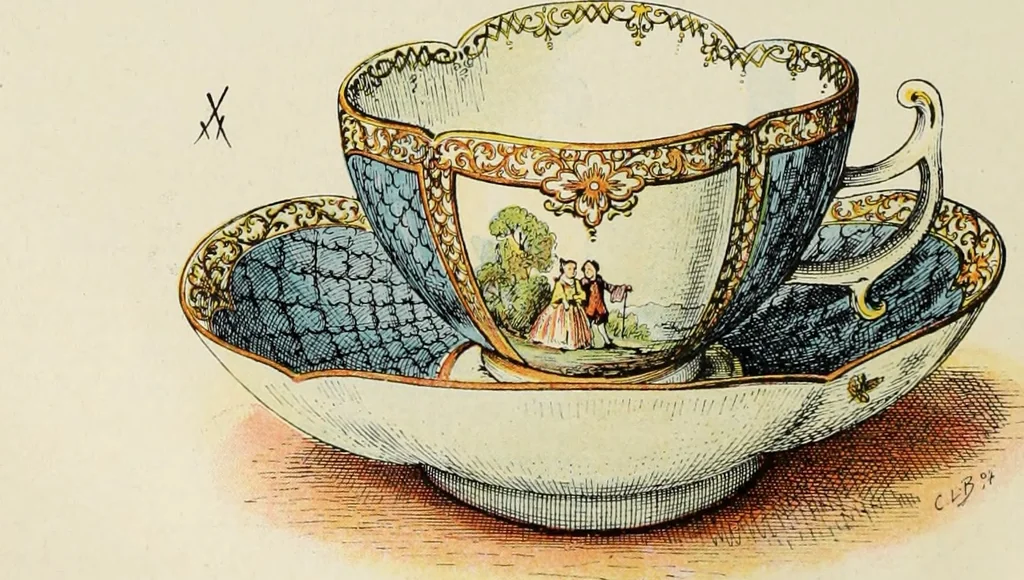 An illustration from Das Porzellan, 1902, leaf 45