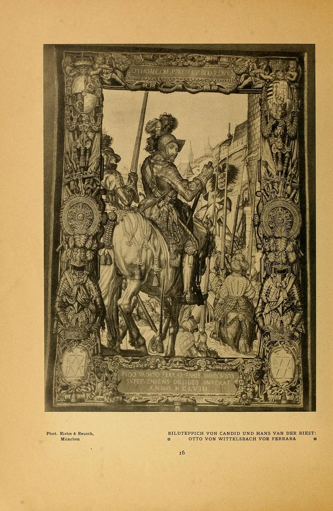 An illustration from Das Residenzmuseum in München, 1922, leaf 22