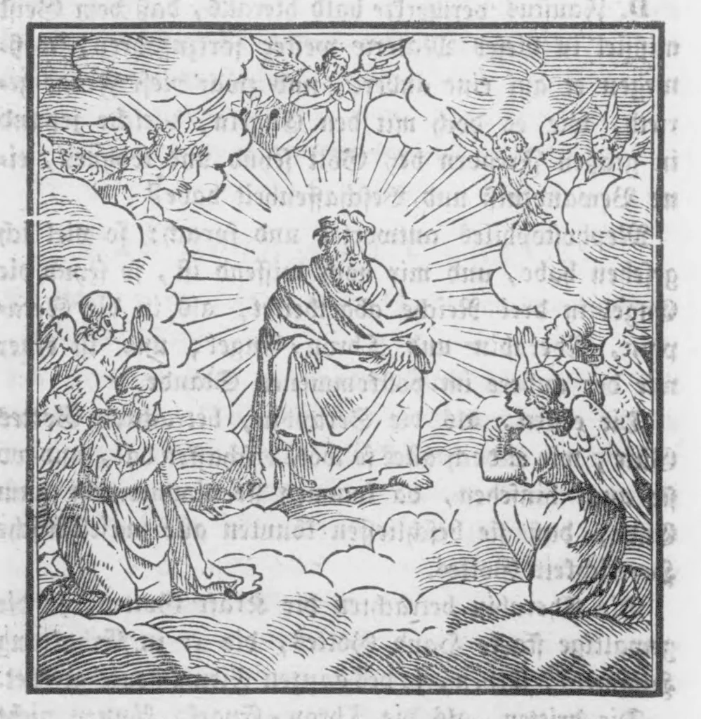 An illustration from Das ärgerliche Leben und schreckliche Ende des vielberüchtigten Erz-Schwarzkünstlers Johannis Fausti [microform], 1834, leaf 36