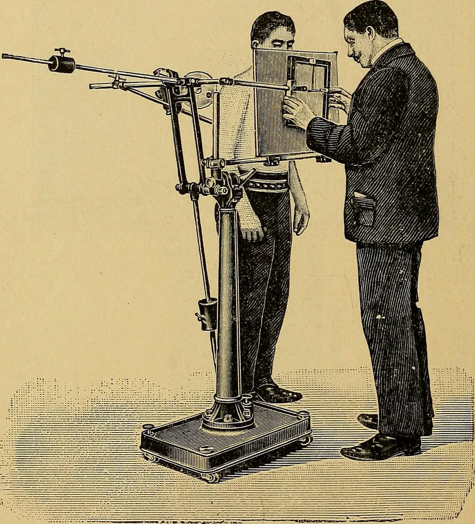An illustration from Das Röntgen-Verfahren mit besonderer Berücksichtigung der militärischen Verhältnisse, 1903, leaf 248
