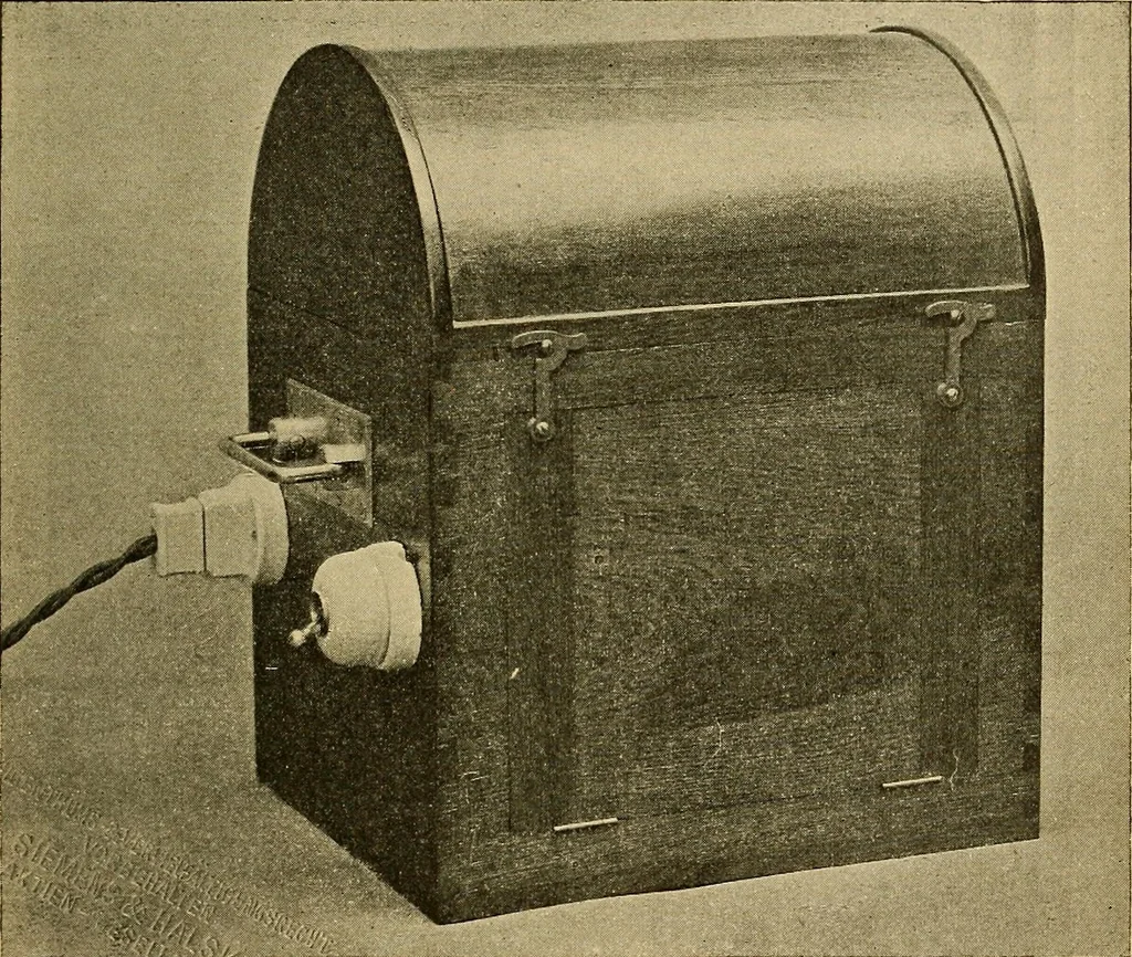 An illustration from Das Röntgen-Verfahren mit besonderer Berücksichtigung der militärischen Verhältnisse, 1903, leaf 263