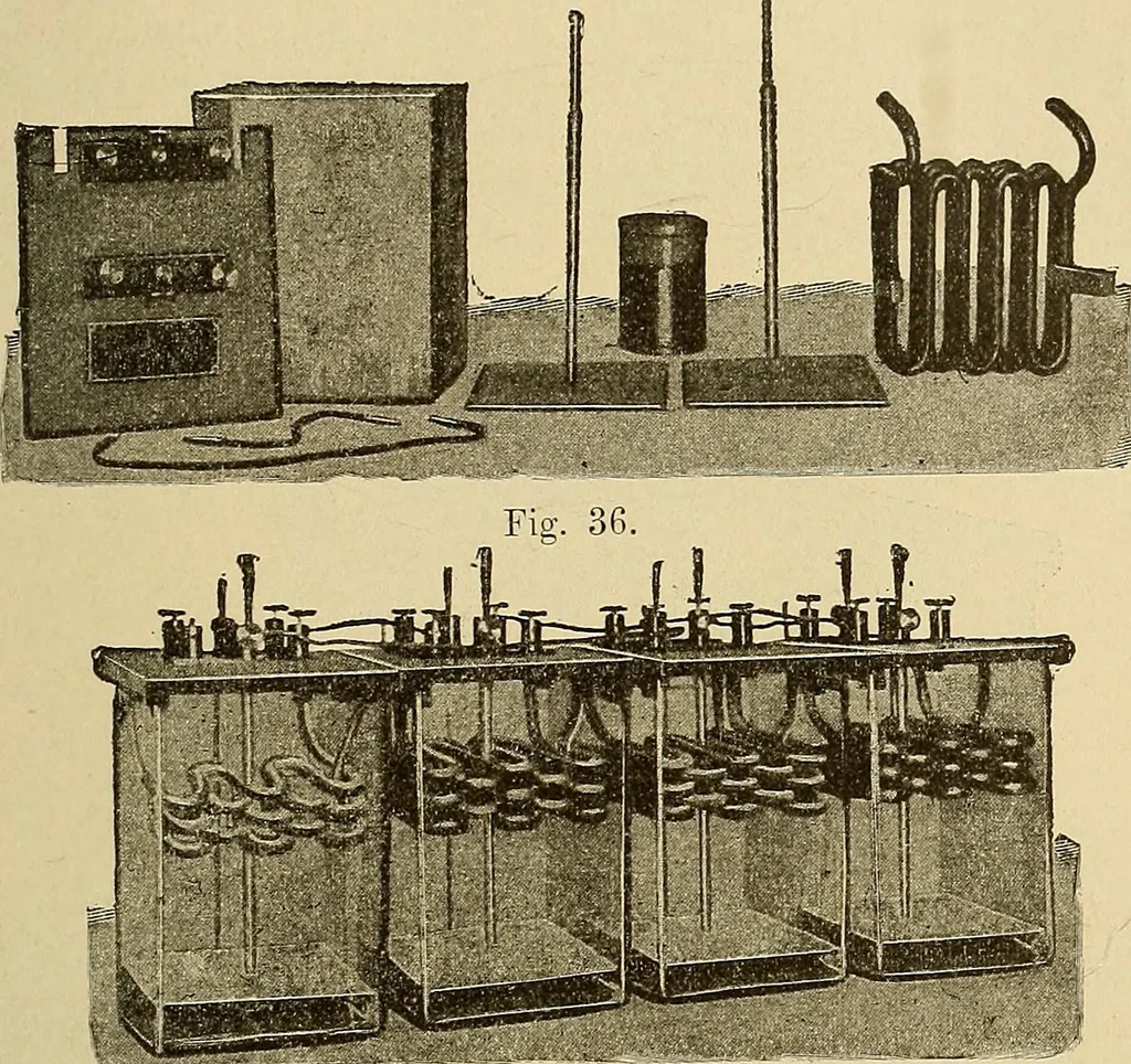 An illustration from Das Röntgen-Verfahren mit besonderer Berücksichtigung der militärischen Verhältnisse, 1903, leaf 95