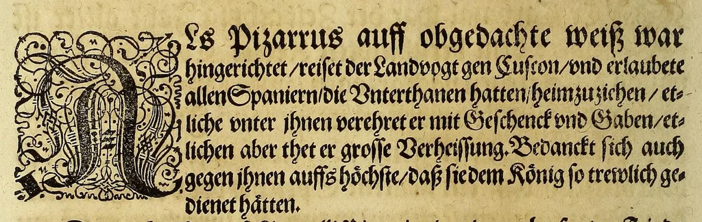 An illustration from Das sechste Theil Americae, 1619, leaf 102