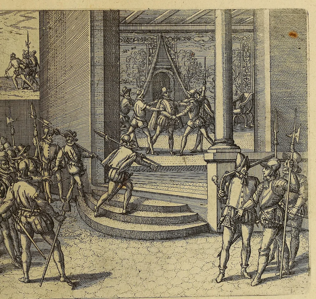 An illustration from Das sechste Theil Americae, 1619, leaf 177